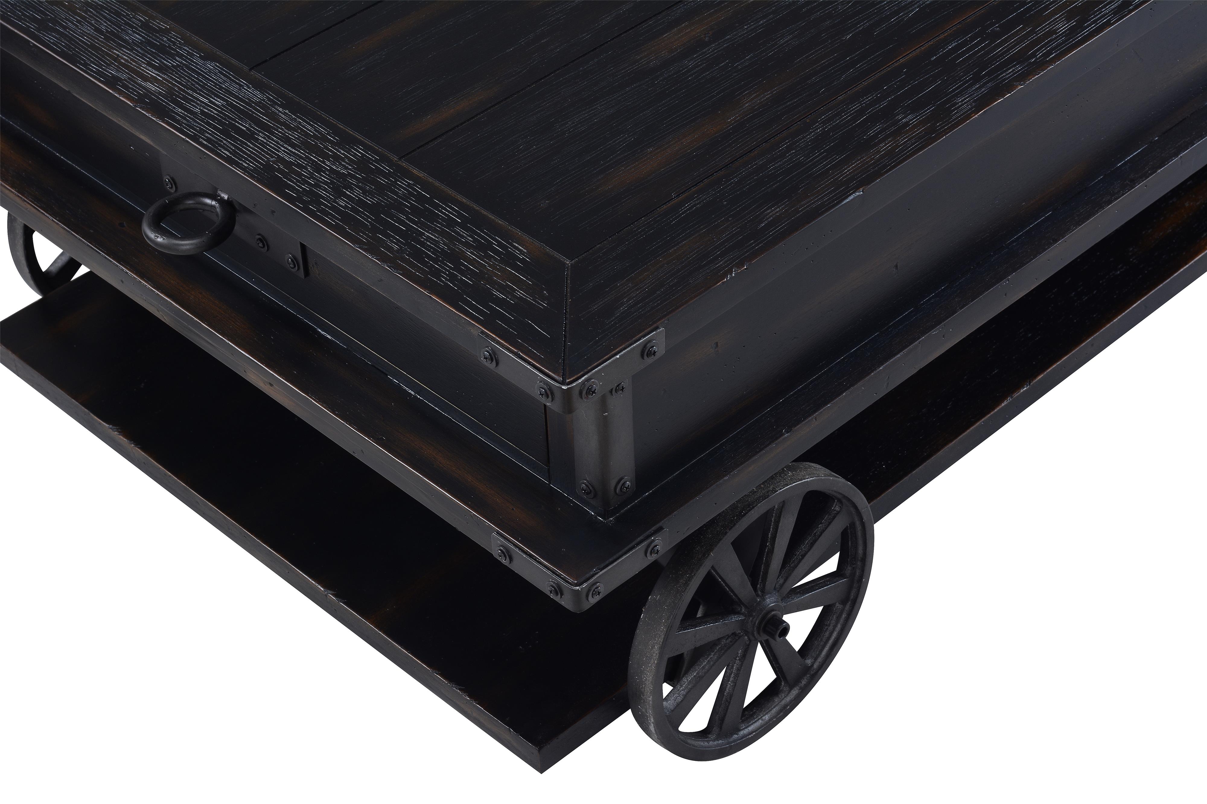 Rectangular Cocktail Table w/ Casters